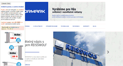Desktop Screenshot of formark.cz